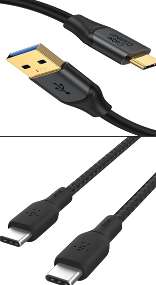 USB A TO C AND VSC TYPE C TO C